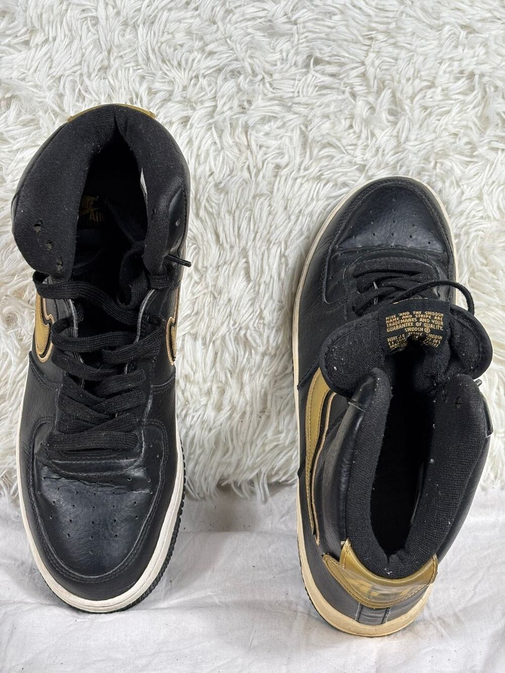 Nike Air Force 1 High 07 LV8 Sport NBA Sneakers AV3938-001 Mens Size 9.5 Black